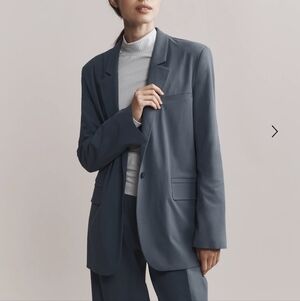 RHONE Commuter Boyfriend Slate Blue  Blazer  Sz.XS NWT